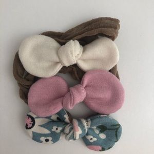 Spearmint Baby Pack of 3 Newborn Bows